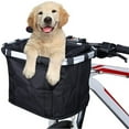 thumbnail image 3 of Mountain Bike Basket Quick Release Separate Design Aluminum Frame Front Removable Bicycle Handlebar Basket Folding Bicycle Baskets Home Riding Dual Use, 3 of 7