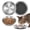4PCS, variant on Austok Stainless Steel Cat Bowl 2/4Pcs Cat Bowl for Food and Water 15cm Wide Whisker Fatigue Feeding Plate Non Slip Dish Plate for Kitten (2/4Pcs)