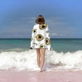 thumbnail image 6 of Honey Bee Hive Large Beach Towel - Plush Thick Cotton Pool Towel, Adult Beach Towels, 6 of 17