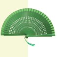 thumbnail image 2 of CSChome Handheld Fan Portable Folding Hand Chinese Style Decorative Dancing Wedding Party Accessories, 2 of 7