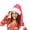 Pink, variant on Christmas Party Hat Classic Holiday Santa Hats for Adult Kids