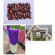 thumbnail image 4 of 5 Unids Flor Artificial Pared Lugar De La Boda Flor Pilar Carretera Principal Decoración Roja Sunnimix Flores artificiales de boda, 4 of 8