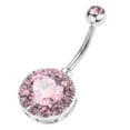 thumbnail image 1 of Nombril Rond 1.8mm 14G avec Strass pour Femmes, 1 of 8