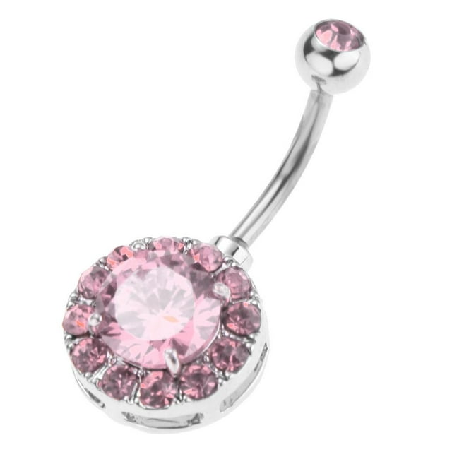 Yinanstore Accessoire de Bar Rond Mode pour Femmes Parfait pour Déguisement d'Halloween - Rose
