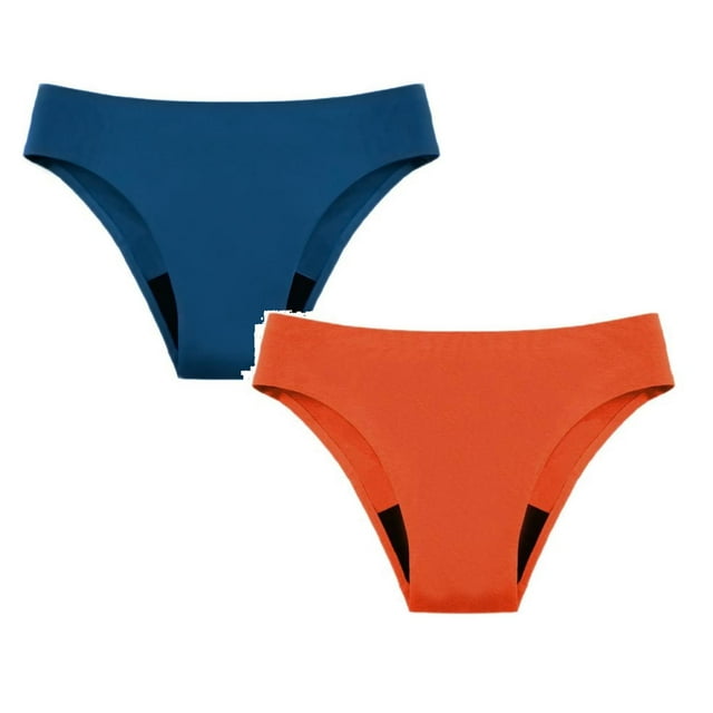 Womens Cotton Underwear Women's Menstrual Swimming Trunks Leak Proof 4 Layer Menstrual Underwear High Flow Mesh Underwear Fast Water Absorption Underwear Oversized Underwear