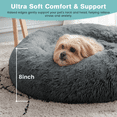 thumbnail image 2 of CshidWorld Cama Calmante de 24 Pulgadas para Perros Pequeños, Cama Redonda Suave y Acogedora Anti-ansiedad, Cama Esponjosa Lavable para Perros y Gatos Pequeños y Medianos, 2 of 9