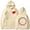 Beige, variant on toraway Womens Hoodies Zip Up Women's Casual Love Heart Print Hooded Long Sleeve Sweatshirt for Autumn and Winter Seasons M