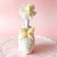 thumbnail image 4 of Sruoe Porch Goose Outfits, Princess Wedding Gown Goose Clothes Dress, Duck Clothes for 23 Inch Lawn Goose, White Yarn Dress Up Goose Clothing, Goose Costume for Courtyard Patio Elegant Decor, 4 of 5