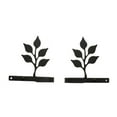 thumbnail image 1 of Village Wrought Iron CUR-TB-76 Leaf Tie Backs, 1 of 1