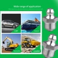 thumbnail image 2 of Speravity 8 unids/set coche M6x1 boquilla de grasa roscada vehículo acero inoxidable boquilla de aceite recta accesorios automotrices Herramientas eléctricas, 2 of 6