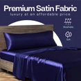 thumbnail image 3 of BAKIBO Satin Pillowcase King Set of 2, Silky Pillow Cases for Hair and Skin 20x36 Inches, Pillow Covers with Envelope Closure, Similar to Silk Pillow Cases, Gifts for Women Men, 3 of 7