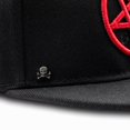 thumbnail image 4 of Gorra Plana Negra Unitalla Pentagrama Rojo, 4 of 5