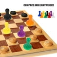 thumbnail image 3 of Dsseng 64 Pieces Chessman Set Plastic Unweighted Pawns for Replacement Complete Game Pieces, 3 of 8