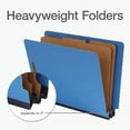 thumbnail image 4 of Pendaflex Classification Folder 2-Dividers Letter Size Dark Blue 10/Box (23217EE), 4 of 4