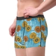 thumbnail image 2 of Uemuo Sunflowers Pattern Men's Boxer Briefs,Trunk Anti-Chafing,Comfortable, Durable, and Stylish Underwear-Large, 2 of 9