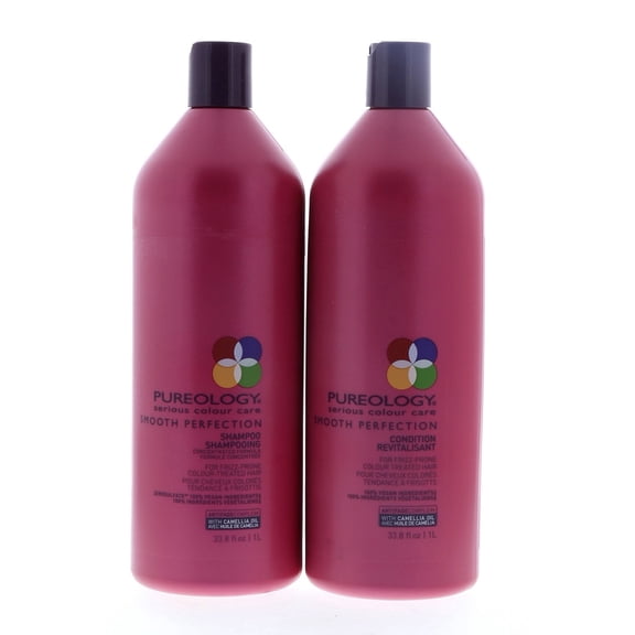 Pureology Hair Care Smooth Perfection Shampoo and Conditioner 33.8oz DUO