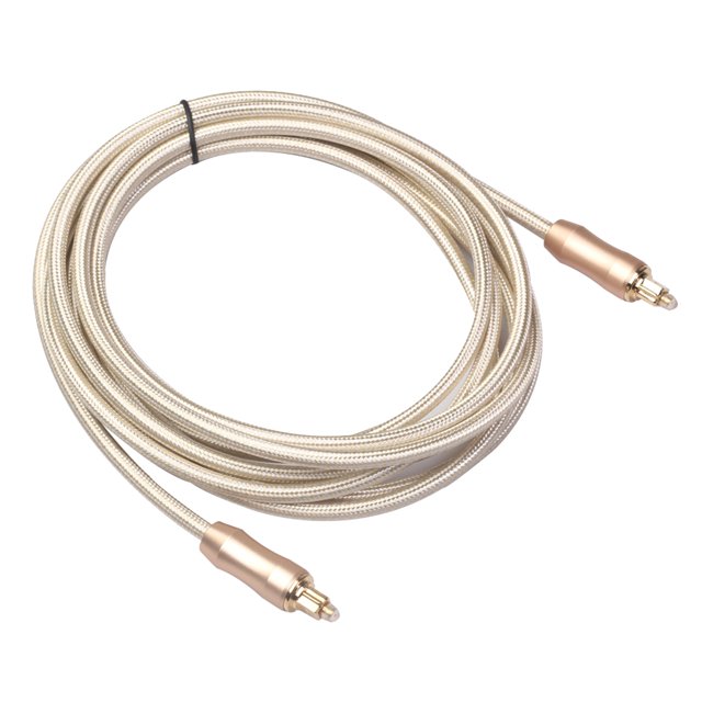 Cable óptico Audio Digital Cable De Fibra óptica Digital Platino A De Alta , Barra De Sonido Sunnimix Cable de audio estéreo macho