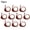 Red-A, variant on 10pcs Spirals Silicone Fishing Skirt, 5.9-inch Replacement Jig Skirts for Bass & Pike Lures, Highly Flexible Soft Bait Accessories for Freshwater & Saltwater Fishing, Multi-Color