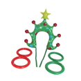 thumbnail image 4 of Juego de lanzamiento de aros, diadema inflable con forma de árbol de Navidad, juego de cruz, de lanzamiento de aros, juegos al aire libre para Navidad, 4 of 8
