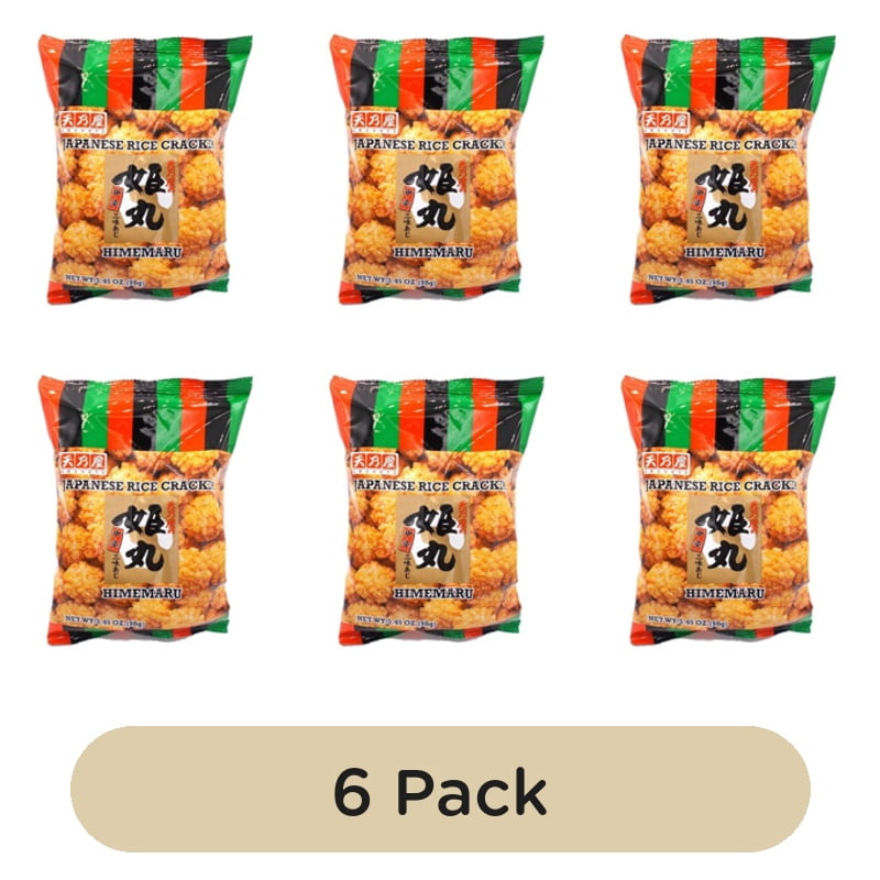 Himemaru Japanese Rice Crackers 98g, British Import (Pack of 6)