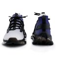 thumbnail image 3 of Aesthetic Ultramarine Blue And White Gradient Walking Shoes for Men Woman Lightweight Tennis Fashion Elastic Sports Shoes Cushion Basketball Shoes, 3 of 7