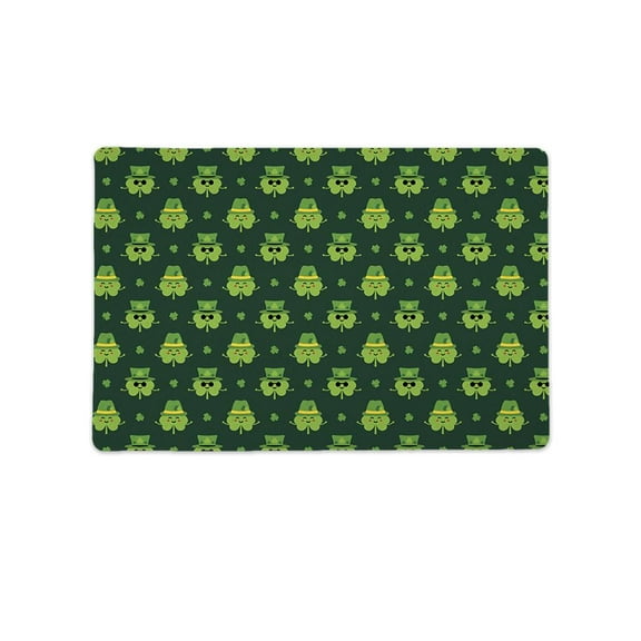 Clover Pattern. Mat Rectangle -Image by Shutterstock,