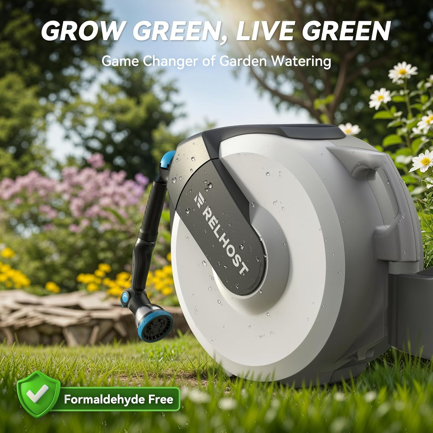 Relhost Garden Hose Reel - Thumbnail 2