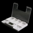 thumbnail image 5 of XISAOK Pills Reminder Medicine Alarm Timer Electronic Box for Case Organizer 4 Grids, 5 of 10