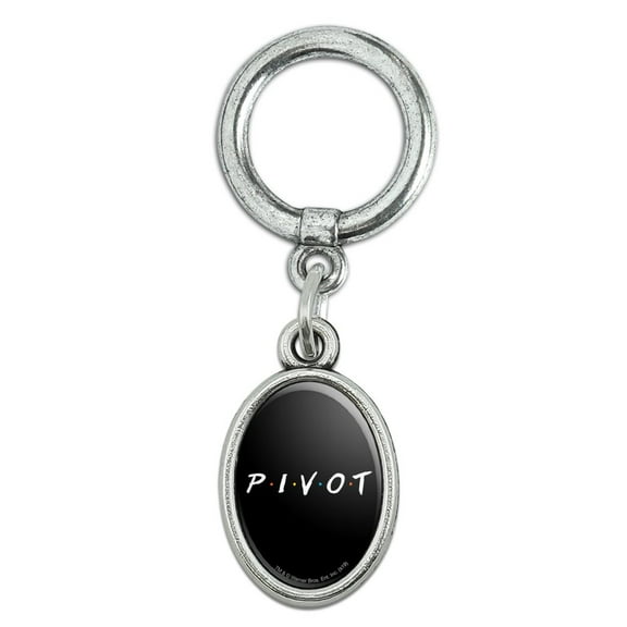 Friends PIVOT Shoe Sneaker Shoelace Oval Charm Jewelry