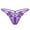 Purple, variant on yunLCZ Women's Cotton Underwear High Waist Women Hollow Embroidered Panties Low Waist Thong Side Open Stretch Panties