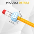 thumbnail image 5 of 50 Pcs Numbered Pencil Toppers 1-30,Reusable Pencil Label Tags,Classroom Tracking Markers for Supply Station Storage & Organization (Red,Number 1-50), 5 of 5