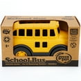 thumbnail image 2 of Green Toys: School Bus - Yellow - Toy Vehicle, Large Windows & Open Roof Cabin, Indoor-Outdoor, Push & Pull Play, Recycled Material, Kids-Toddlers 1+, 2 of 11