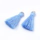 thumbnail image 3 of Polyester Tassel Decorations with Unwelded Iron Jump Rings Golden Mixed Color 26~29mm Hole: 4mm, 3 of 3
