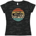 thumbnail image 3 of Inktastic Cycling Vintage Bicycle for Cyclist Women's T-Shirt, 3 of 5