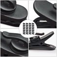 thumbnail image 5 of 100pcs Portable Rotating Headphone Clips Plastic Headset Clamps (Black), 5 of 8