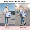thumbnail image 5 of Pioneer Flower Floral Print Pattern Travel Tote Bags for Women Carry On,Large Weekender Bags for Women Travel,Multi Functional Duffle Bag for Work,Shopping,Sports, 5 of 5