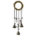 thumbnail image 2 of Toudaret Doorknob Hanging Witch Bell Decoration, Vintage Round Rattan Hanging Door Handle Wind Chime Ornament Pendant, Home Decoration, 2 of 8