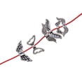 thumbnail image 4 of 60Pcs Wing Charms Spacer Beads Bulk Para DIY Craft Colgantes Collar Pendiente Llavero Fabricación De Joyas Accesorios, P, 4 of 9