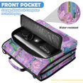 thumbnail image 6 of Zipper Binder with Shoulder Strap 2 inch 3 Ring Waterproof File Folder Organizer Bag 500 Sheet Beautiful Detailed Pattern, 6 of 8