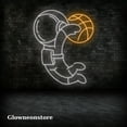 thumbnail image 3 of Glowneon Basketball Astronaut Neon Sign, Basketball Astronaut Led Light, Dunk Basketball Astronaut, 3 of 4