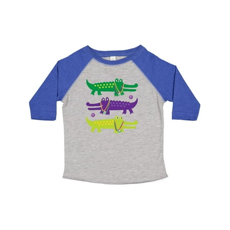 

Inktastic Mardi Gras Holiday Alligators Gift Toddler Boy or Toddler Girl T-Shirt