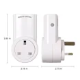 thumbnail image 2 of Remote Control Socket Wireless Switch Mains Uk Plug Ac Power Outlet Switch Home, 2 of 5