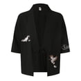 thumbnail image 4 of Mens Embroidery Style National Style Retro Hanfu Japanese Loose Cardigan Coat, 4 of 4