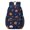Basketball and Lightning, variant on Basketball and Hoop Wooden Pattern 17" School Backpacks for Teens,Waterproof Oxford Fabric,S-Shape Padded Straps for School,Travel,Hiking,Camping