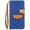 Blue, variant on XIHAMA Denim Wallet Phone Case Compatible with iPhone 14 Pro, Exquisite Denim + TPU Material Handbag Wallet Card Holder Beautiful Style Durable Anti-Fall 6.1"