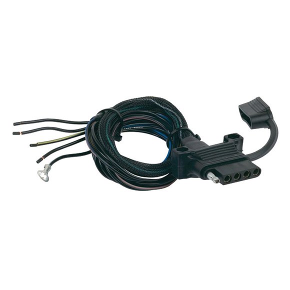 Husky Towing Trailer Wiring Connector 30485 5 Way Flat; Vehicle Side 48 Inch