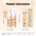 thumbnail image 4 of Flawless Liquid Foundation in Ivory White, Full Coverage Face Makeup with Matte Natural Finish, Long-Lasting Breathable Skin Perfector for Oily Skin – 30ml, 4 of 7