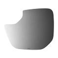 thumbnail image 2 of New Replacement Mirror Glass for Mitsubishi Eclipse Cross 2018-2020 Lower Flat Driver Side W/O Baking Plate, 2 of 4