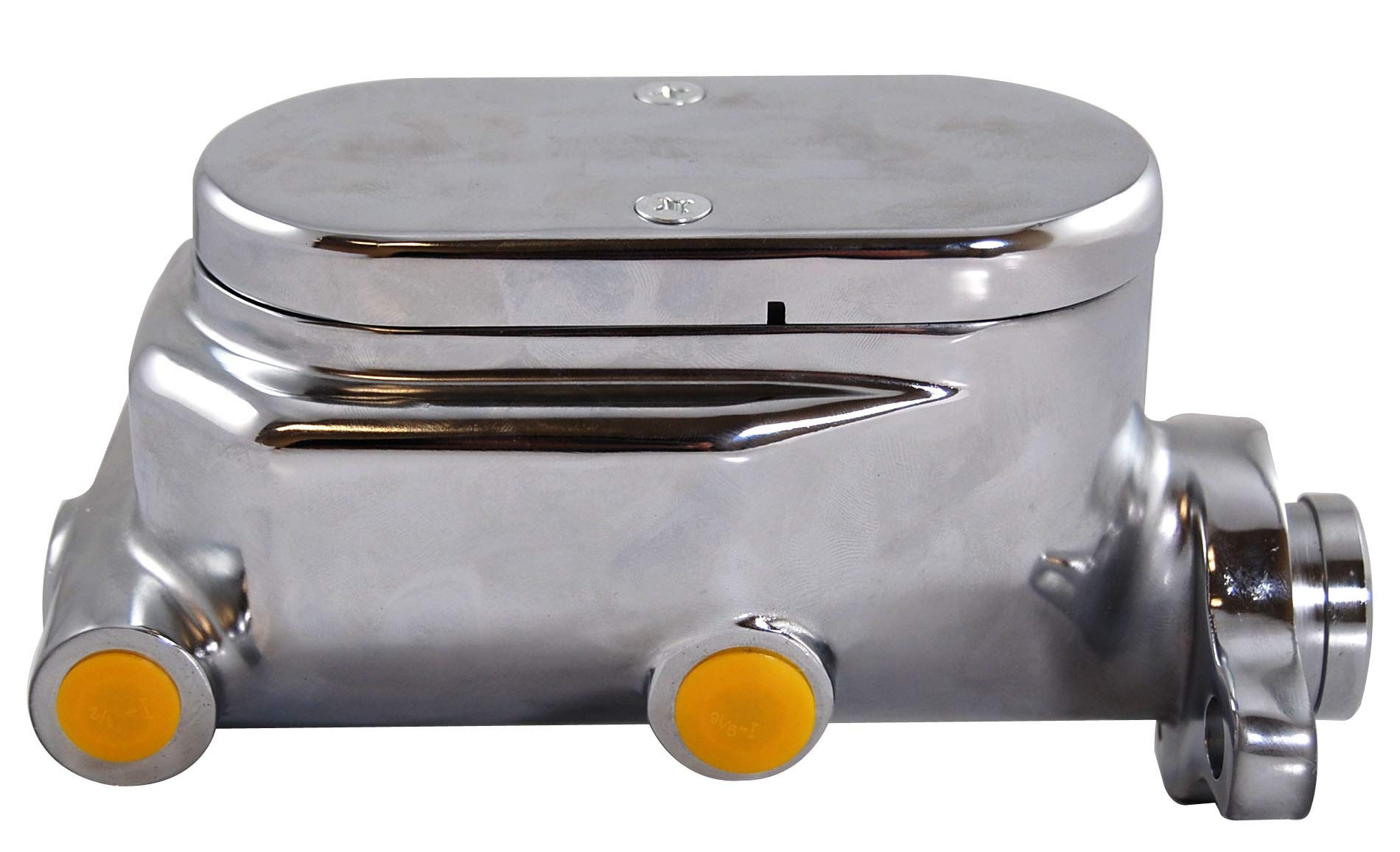 RPC RACING POWER CO. R3500 CROME ALUM MASTER CYLINDER SMOOTH TOP 1 BORE
