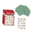 thumbnail image 4 of GUOOL Christmas Bingo Card Set Xmas Party Favors Christmas Party Paper Bingo Cards for, 4 of 9